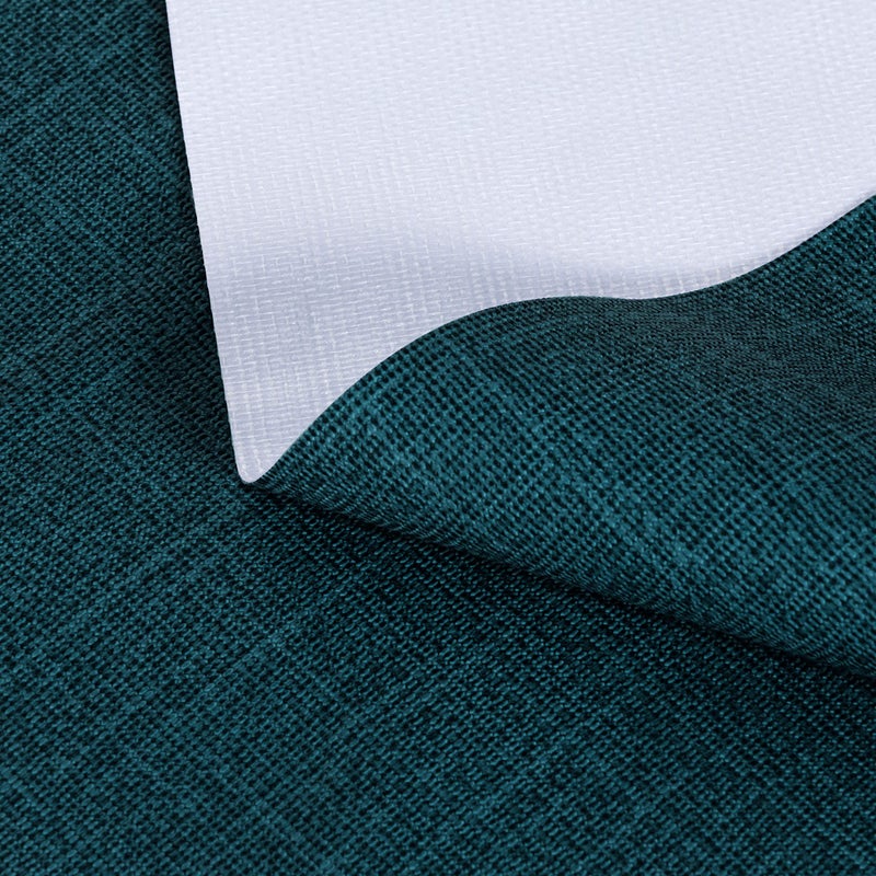 sancua 100% Waterproof Rectangle PVC Tablecloth - 60 x 84 Inch - Oil Proof Spill Proof Vinyl Table Cloth, Wipe Clean Table Cover for Dining Tables, Buffet Parties and Camping, Deep Teal - Image 3
